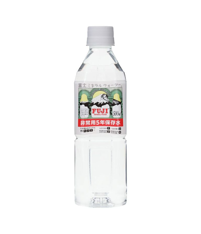 非常用5年保存水500ml PETボトル 24本入